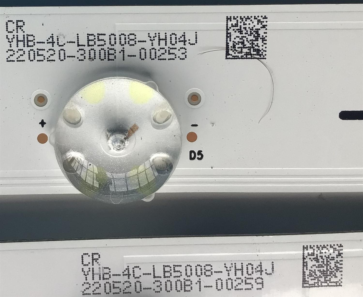 KIT DE LED'S PARA TCL ((INCOMPLETO SOLO 9 PIEZAS)) / NUMERO DE PARTE YHB-4C-LB5008-YH06J / YHB-4C-LB5008-YH05J / YHB-4C-LB5008-YH04J / TCL-50S535-3030FC-C-LX20200317 / TCL-50S535-3030FC-B-LX20200317 / TCL-50S535-3030FC-A-LX20200317 / MODELO 50S535 - Imagen 3